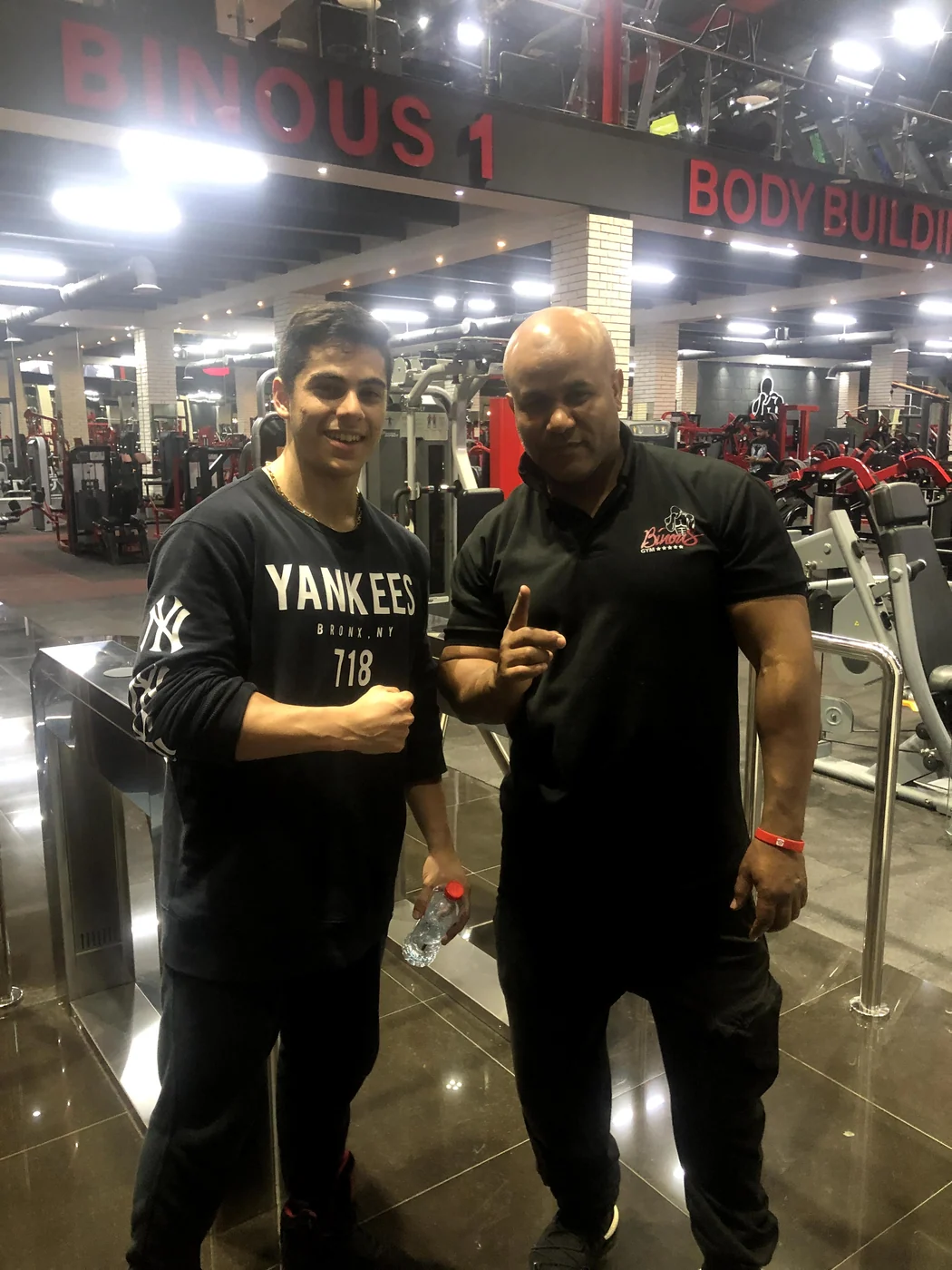 Emad Deznabi at Binous Gym, January 2019