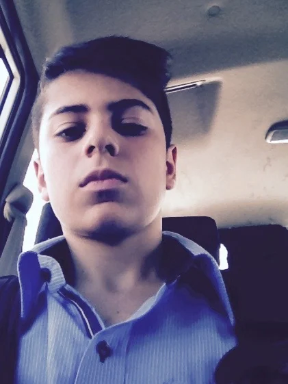 Emad as a teenager